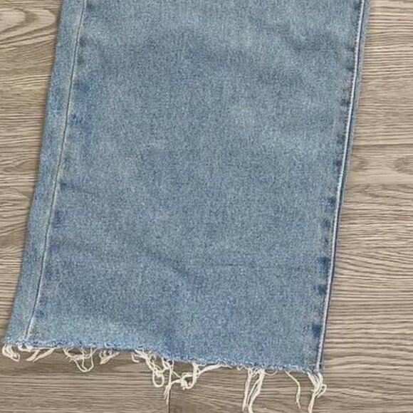 Light Blue Straight Leg Jeans - Picture 3 of 3